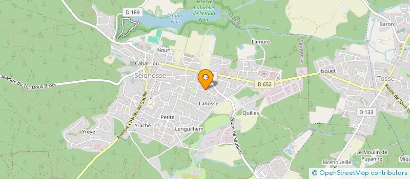 localisation de l'entreprise MONSIEUR LEO HARAND  SEIGNOSSE