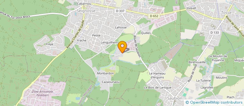 localisation de l'entreprise MONSIEUR LEO HARDELIN  FEIGNIES