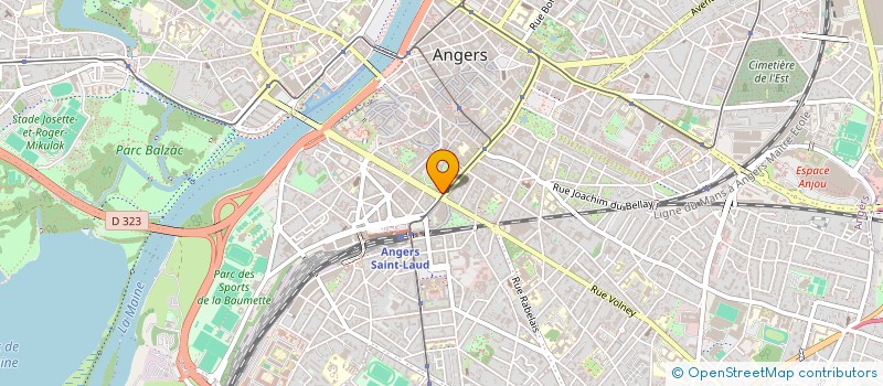 localisation de l'entreprise MONSIEUR LEO HELOU à ANGERS