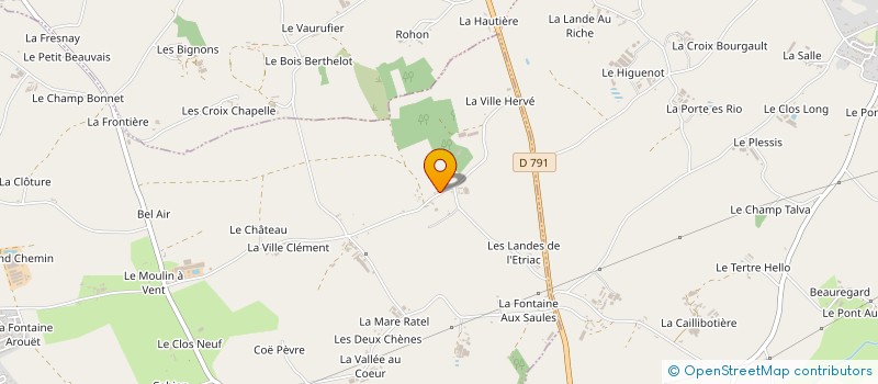 localisation de l'entreprise MONSIEUR LEO HERCOUET  ANDEL