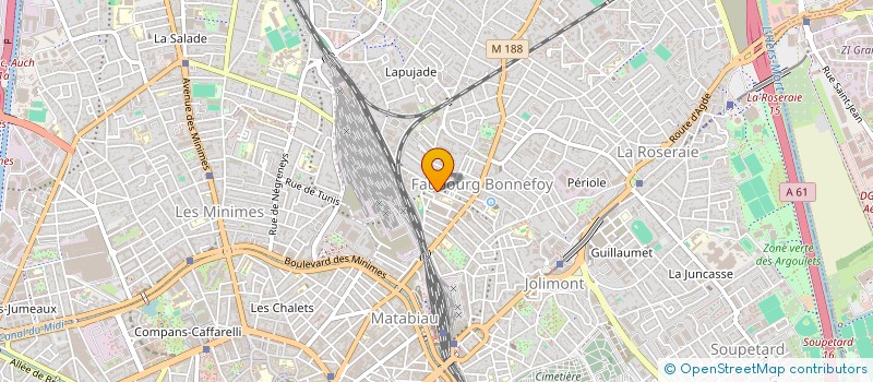 localisation de l'entreprise MONSIEUR LEO HUGER  TOULOUSE