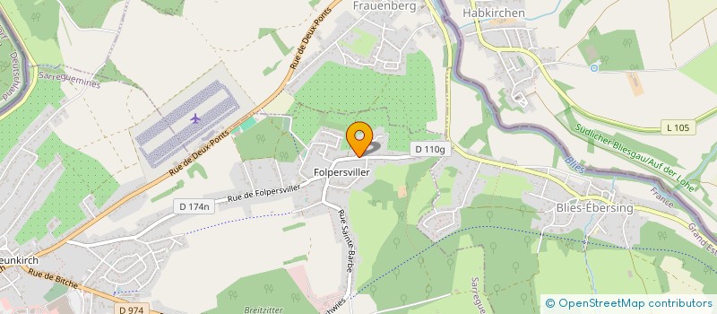 localisation de l'entreprise MONSIEUR LEO HUSSON  SARREGUEMINES