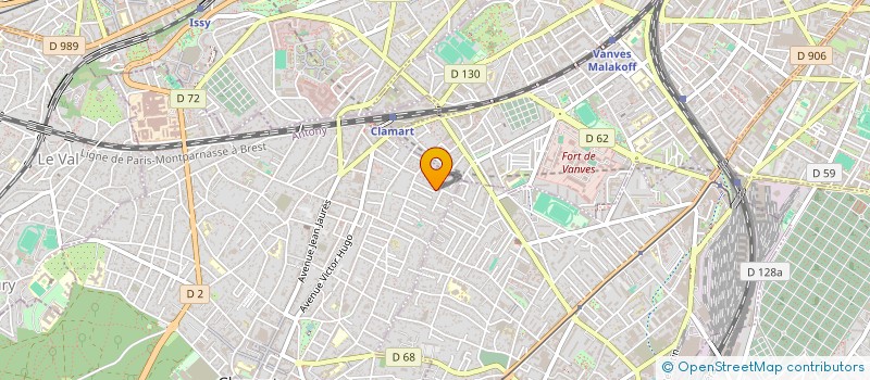 localisation de l'entreprise MONSIEUR LEO HUSTIN à CLAMART