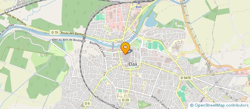 localisation de l'entreprise MONSIEUR LEO IAFRATE  DAX