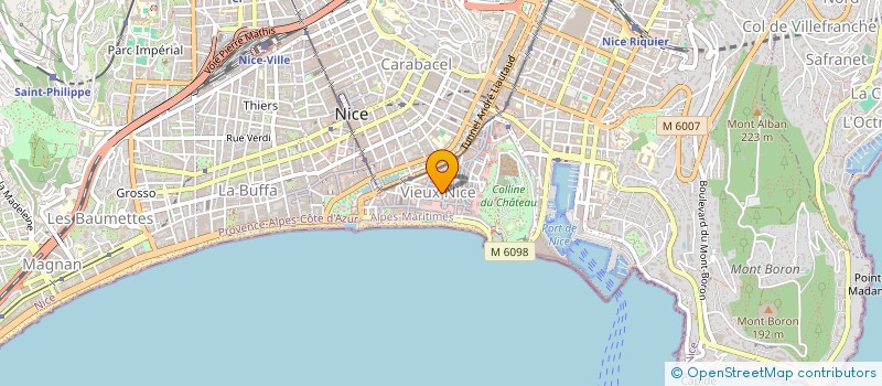 localisation de l'entreprise MONSIEUR LEO IDIR à NICE