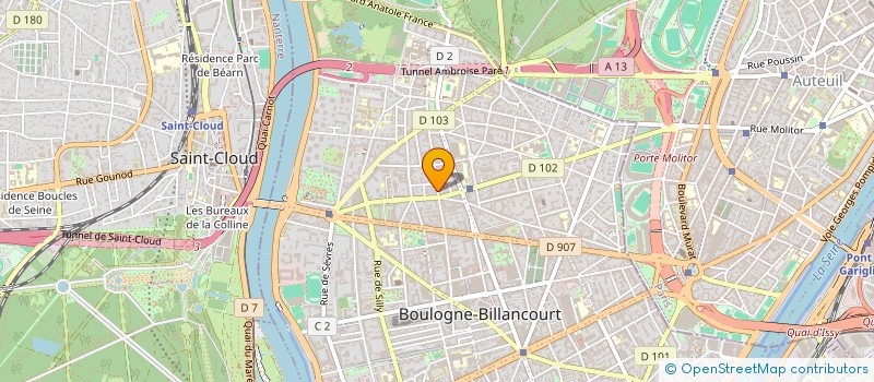 localisation de l'entreprise MONSIEUR LEO IMRAN AHAMED à BOULOGNE-BILLANCOURT