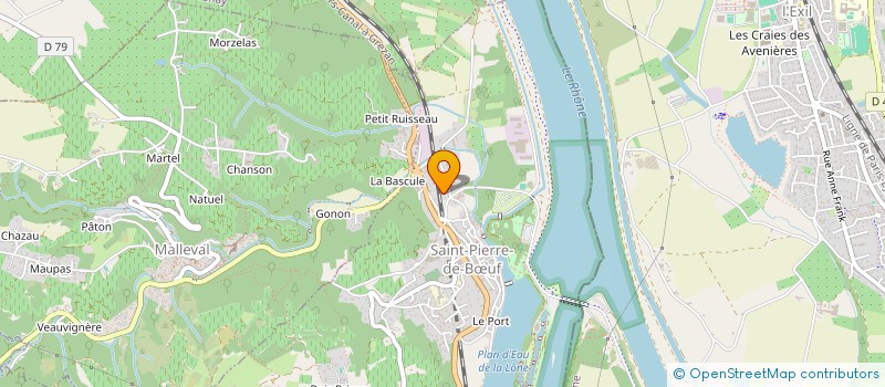 localisation de l'entreprise MONSIEUR LEO JACOUD  SAINT-PIERRE-DE-BUF