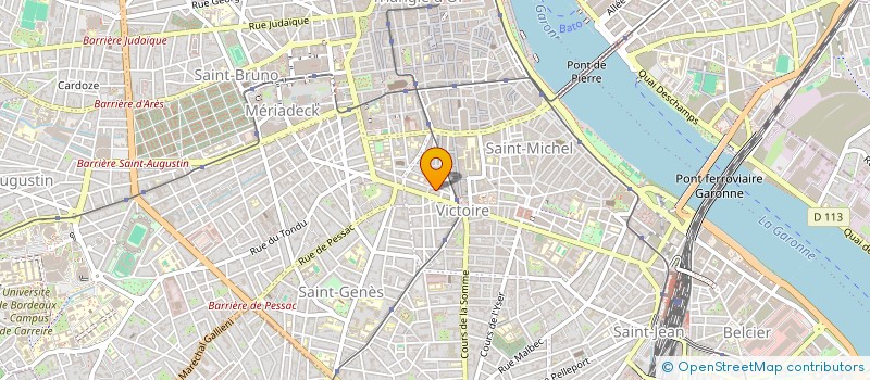 localisation de l'entreprise MONSIEUR LEO JARDIN  BORDEAUX