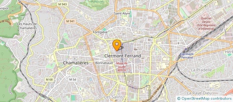 localisation de l'entreprise MONSIEUR LEO JARRY  CLERMONT-FERRAND