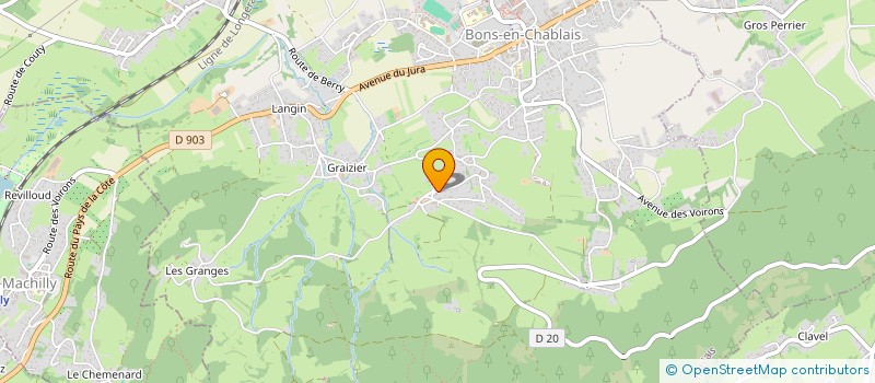 localisation de l'entreprise MONSIEUR LEO JOBARD  BONS-EN-CHABLAIS