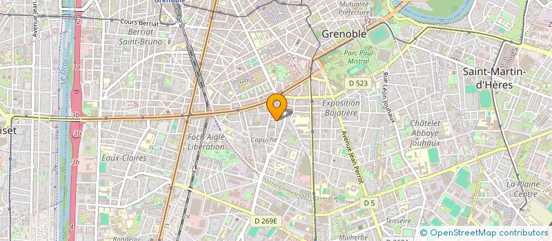 localisation de l'entreprise MONSIEUR LEO JOUSSE  GRENOBLE