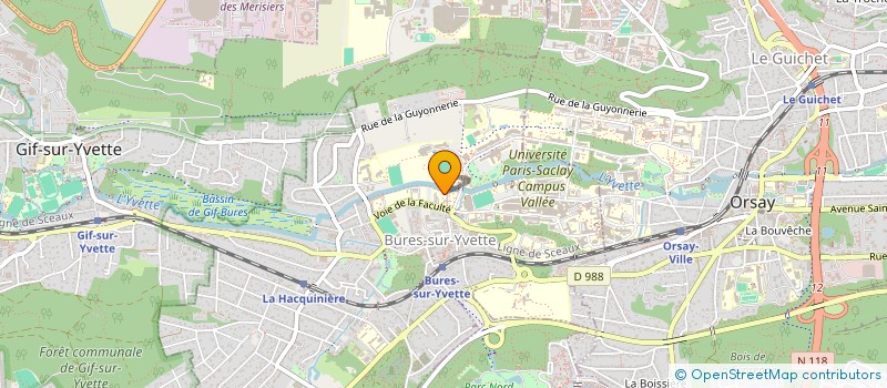 localisation de l'entreprise MONSIEUR LEO KANKEU TENE à BURES-SUR-YVETTE