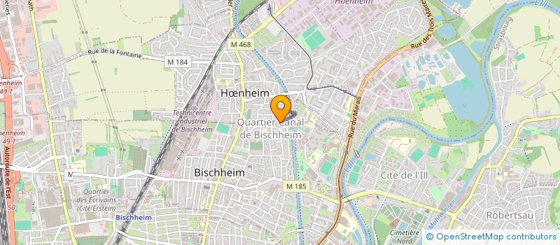 localisation de l'entreprise MONSIEUR LEO KIEFER  HNHEIM