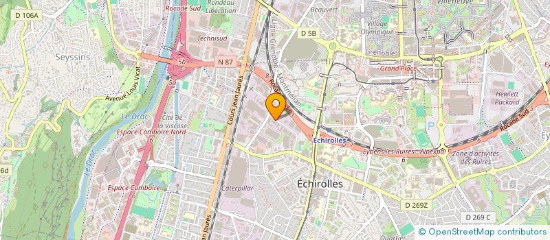 localisation de l'entreprise MONSIEUR LEO KRIKORIAN à ECHIROLLES