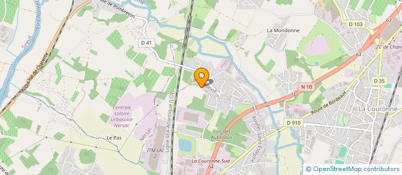 localisation de l'entreprise MONSIEUR LEO LABROUSSE  LA COURONNE