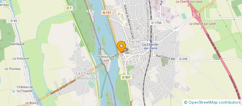 localisation de l'entreprise MONSIEUR LEO LAGARDE à LA CHARITE-SUR-LOIRE
