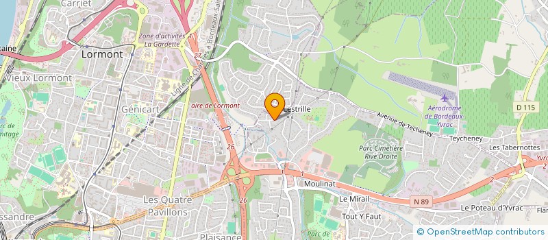 localisation de l'entreprise MONSIEUR LEO LAPOUGE  ARTIGUES-PRES-BORDEAUX