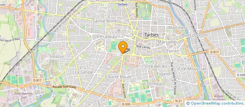 localisation de l'entreprise MONSIEUR LEO LAWLESS  TARBES