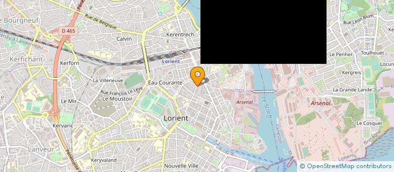 localisation de l'entreprise MONSIEUR LEO LE COZ  CONCARNEAU