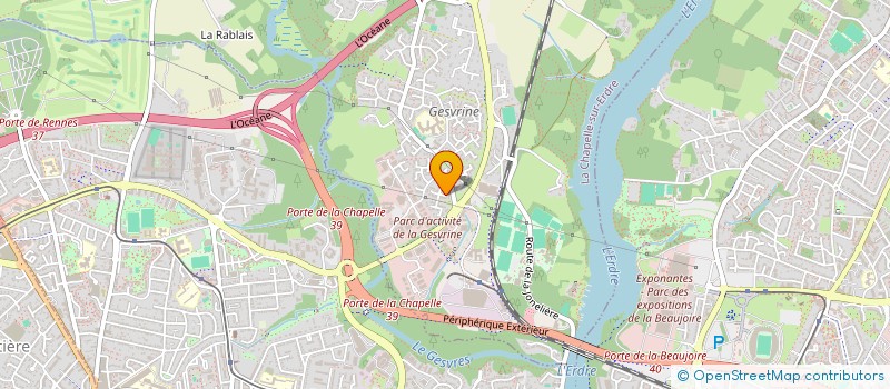 localisation de l'entreprise MONSIEUR LEO LE LEVE-DANDE  LA CHAPELLE-SUR-ERDRE