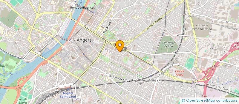 localisation de l'entreprise MONSIEUR LEO LE PAGE  ANGERS