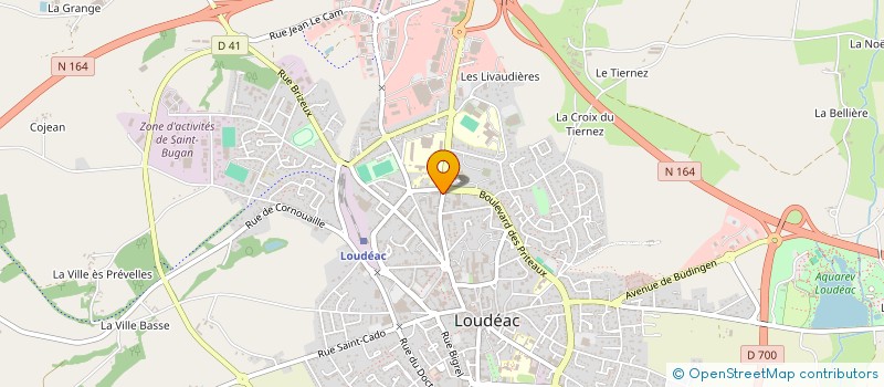 localisation de l'entreprise MONSIEUR LEO LE PANSE à LOUDEAC