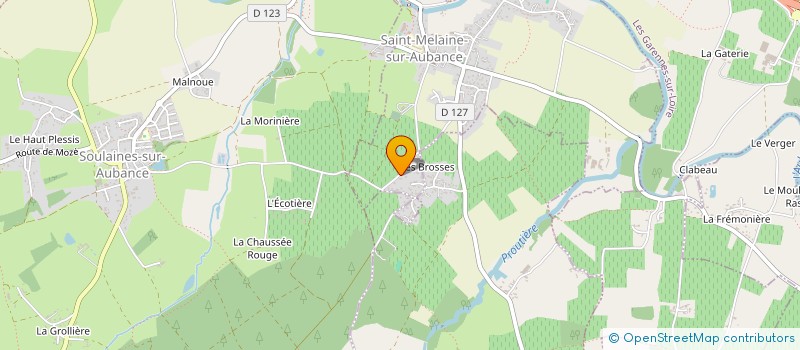 localisation de l'entreprise MONSIEUR LEO LE TENNIER  SAINT-MELAINE-SUR-AUBANCE