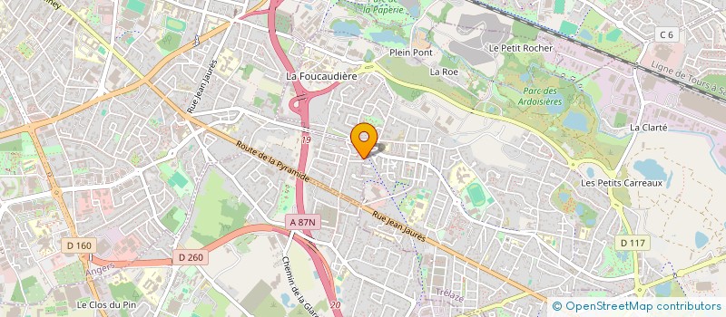 localisation de l'entreprise MONSIEUR LEO LEBAS à ANGERS