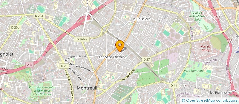 localisation de l'entreprise MONSIEUR LEO LECHERBONNIER HARDOUIN  MONTREUIL