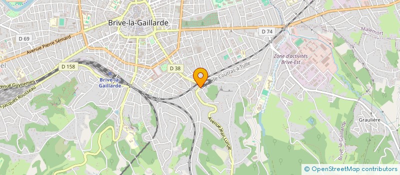 localisation de l'entreprise MONSIEUR LEO LECLERC  BRIVE-LA-GAILLARDE