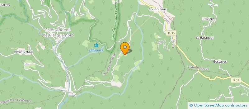 localisation de l'entreprise MONSIEUR LEO LECLERCQ  VENTALON EN CEVENNES