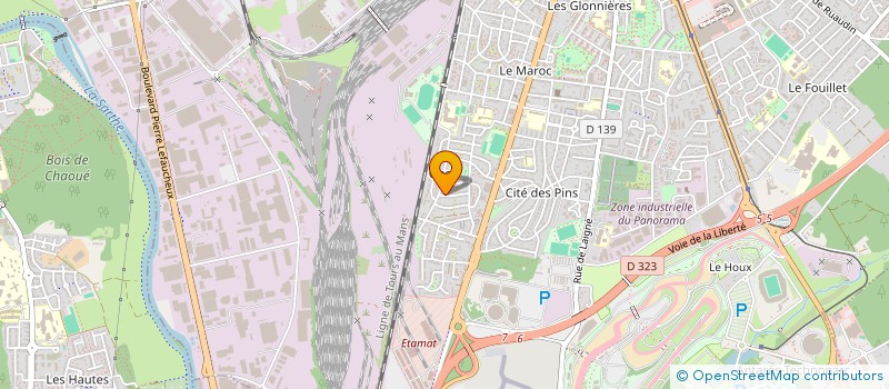 localisation de l'entreprise MONSIEUR LEO LECOMTE à LE MANS