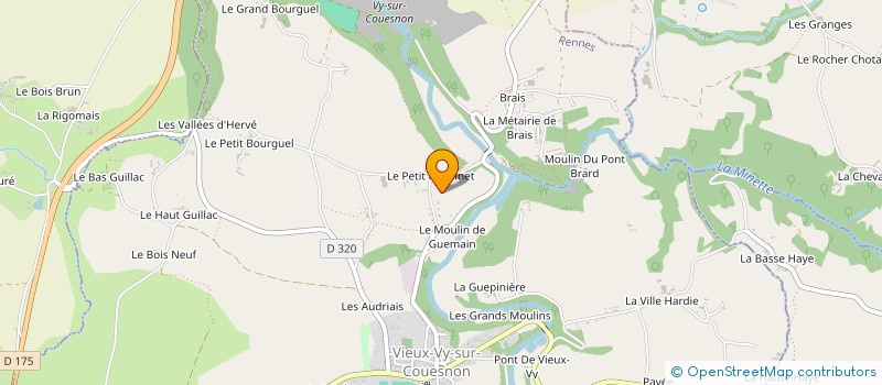 localisation de l'entreprise MONSIEUR LEO LECOQ  VIEUX-VY-SUR-COUESNON