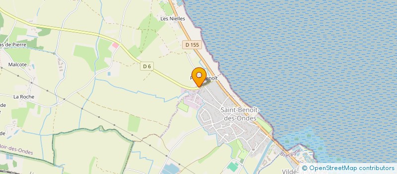 localisation de l'entreprise MONSIEUR LEO LEFEUVRE  SAINT-MELOIR-DES-ONDES