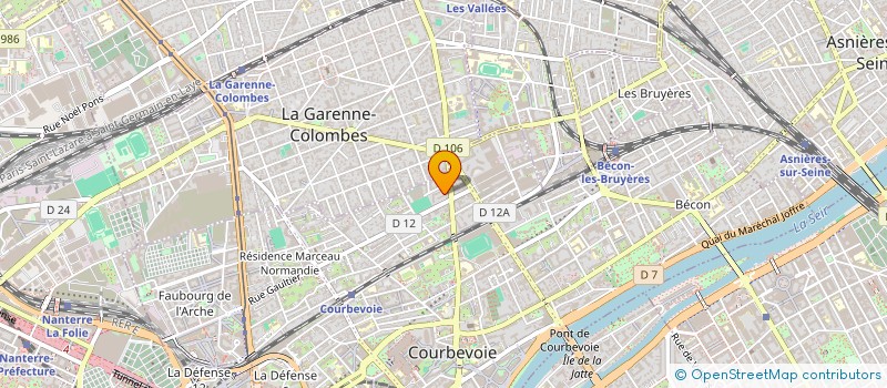 localisation de l'entreprise MONSIEUR LEO LEGALLET  COURBEVOIE