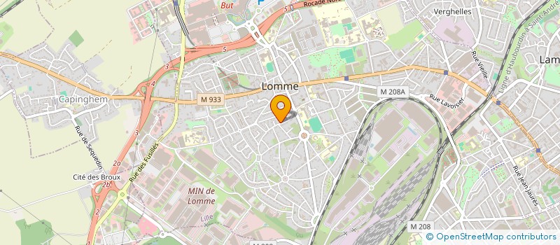 localisation de l'entreprise MONSIEUR LEO LEGRAND à LILLE