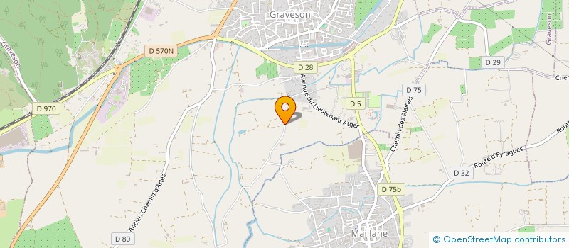 localisation de l'entreprise MONSIEUR LEO LEO L'HOSTIS  GRAVESON