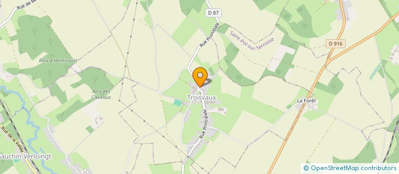 localisation de l'entreprise MONSIEUR LEO LEPRETRE  HERLINCOURT