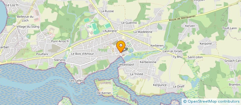 localisation de l'entreprise MONSIEUR LEO LEROUX  RIANTEC