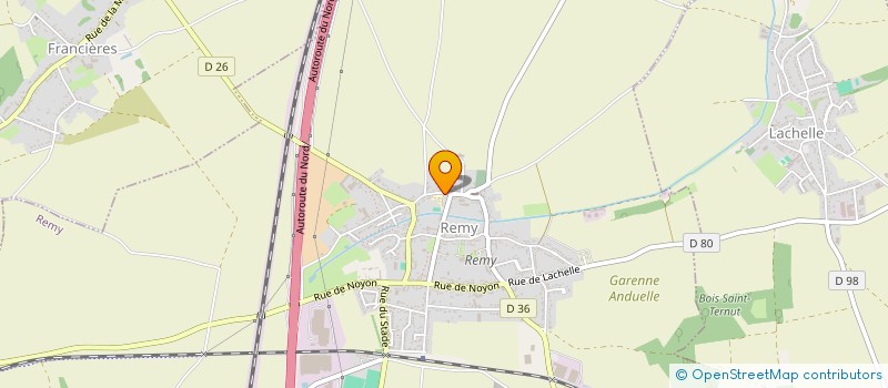 localisation de l'entreprise MONSIEUR LEO LEROY  LACHELLE