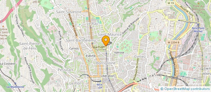 localisation de l'entreprise MONSIEUR LEO LEVEQUE  NICE