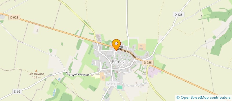 localisation de l'entreprise MONSIEUR LEO LEVEQUE à BERNAVILLE