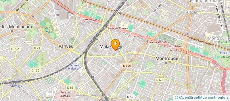 localisation de l'entreprise MONSIEUR LEO LHERMITTE à MALAKOFF