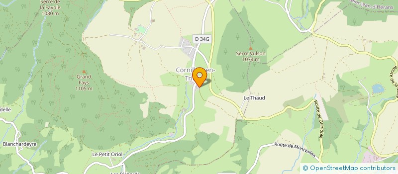 localisation de l'entreprise MONSIEUR LEO LIBORIO  CORNILLON-EN-TRIEVES