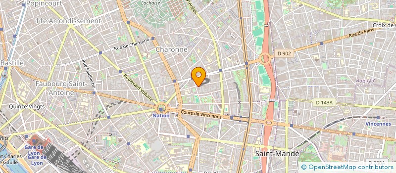 localisation de l'entreprise MONSIEUR LEO LIMA  PARIS