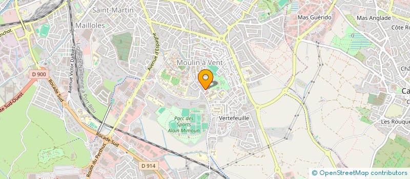 localisation de l'entreprise MONSIEUR LEO LLONG  PERPIGNAN