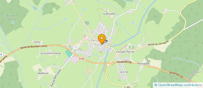 localisation de l'entreprise MONSIEUR LEO LOISELET-VILOIN  PERRECY-LES-FORGES