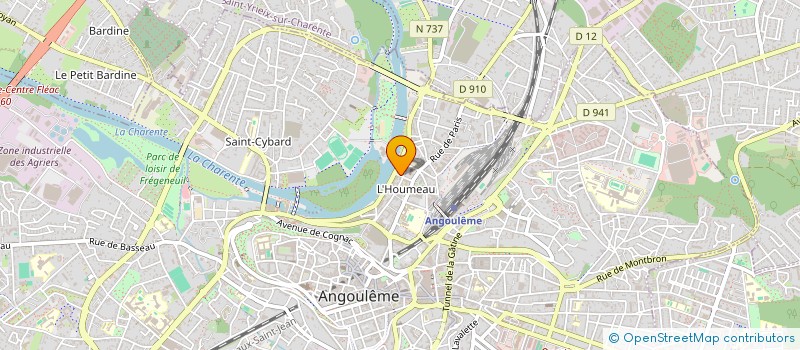 localisation de l'entreprise MONSIEUR LEO LOUIS-HONORE à ANGOULEME