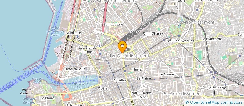 localisation de l'entreprise MONSIEUR LEO MADESCLAIRE à MARSEILLE