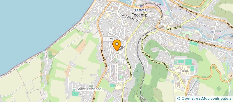 localisation de l'entreprise MONSIEUR LEO MALLET  FECAMP